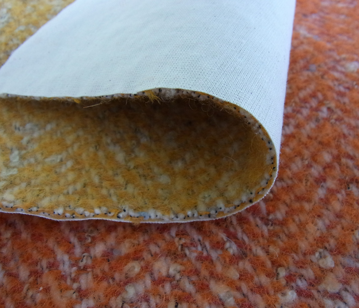 芯地貼り合わせ加工